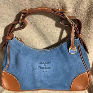 GUC Dooney & Bourke Marine Suede Leather Hobo